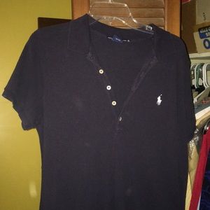 Navy polo dress